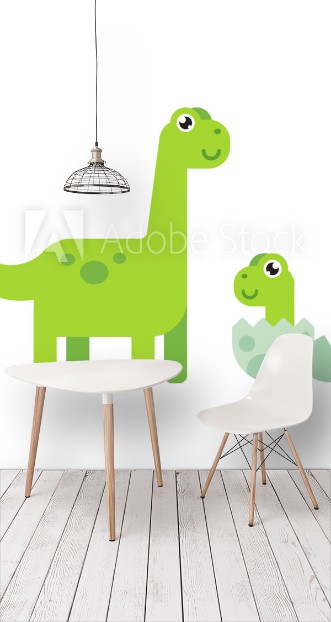 Picture of Cute Cartoon Dinosaurs